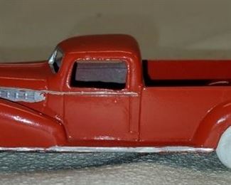 Vintage Red Metal Truck
