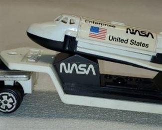 1978 Buddy L NASA Truck Trailer & Rocket

