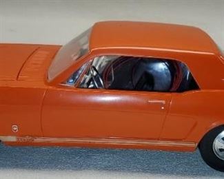 Vintage Orange AMF-WEN MAC Ford Mustang Car

