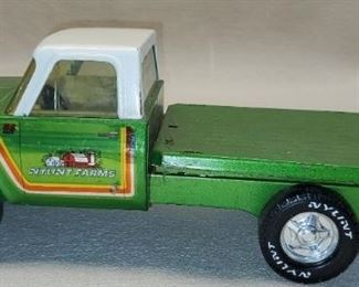 Vintage Green Nylint Farms Metal Truck
