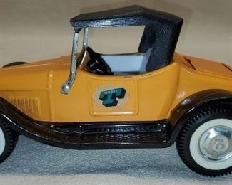 Vintage Orange Model T Nylint Metal Car
