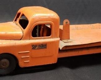 Vintage Structo Toys metal bed truck
