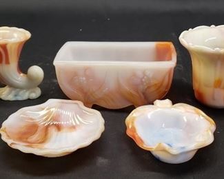 Beautiful lot of red clay pottery items
