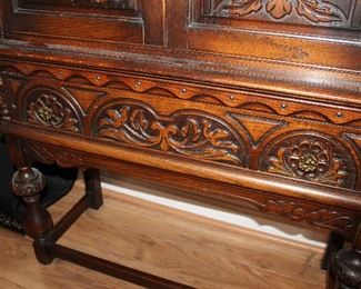 #2 - Jacobean Style Cabinet made by Union Furniture Co.