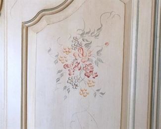 #3 - Ethan Allen Handpainted French Country Armoire