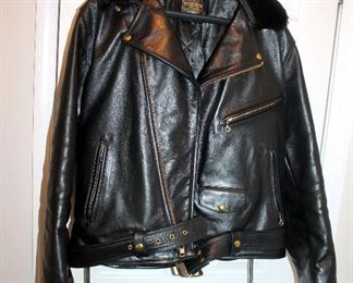 #21 - Vanson Highwayman Deluxe Leather Jacket - men's 48 XL