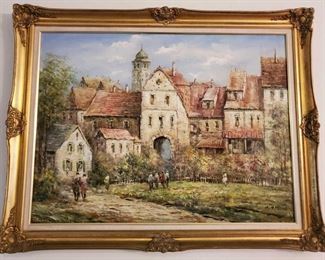 Framed Original Oil on Canvas by X. Rabous
Measures approx 47×37
Famed Australian impressionist painter of landscapes and maritime scenes. Piece 47"x37"
Beautiful Oil on canvas. Truly a One of a kind.
Born around 1900 and died in the 1950's. Beautiful original piece to add to any collection.
Sells at Bid Fast And Last's Huntington Beach Estate Auction no reserves on March 29th! Preview is available March 29th. Pre-bidding is open NOW: https://bid.bidfastandlast.com/ui/auctions/48660. Feel free to call or text 844-824-3669 with any questions