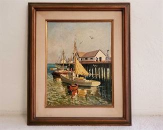 Signed Oil on Canvas By K.Kusenzov. Konstantin Konstantinovich Kuznetsov A Russian Artist
Measured approx 21×26
Artist biography
(1895 - 1980)
Konstantin Konstantinovich Kuznetsov was active/lived in Russian Federation. He is known for paintings
Konstantin Kuznetsov was born in 1895 in St. Petersburg and became a very well known illustrator in the Soviet Union.
As of 1944 he was in a prisoner of war camp in Yugoslavia, and after the war would later live in Munich before emigrating for the United States ,
where he would continue his career as an illustration artist..Konstantin Konstantinovich Kuznetsov arrived in Los Angeles from Russia in 1948.
His illustrations and paintings, influenced by Ilya Repin’s historical paintings and Belinin’s fairy-tale folk style, quickly found favor with the Russian community
In the 1950s, Kuznetsov met the Russian-born Sonia Colefax, who was quickly captivated by his style of painting, particularly his detailed, idealized works of Russia's past.
Colefa