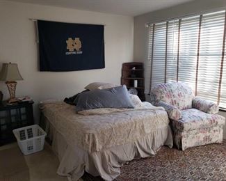 Night Stand, Lamp, Adjustable Bed Frame, Rocking Chair, Bookshelf and More!
Night Stand, Lamp, Adjustable Bed Frame, Rocking Chair, Bookshelf and More! Night Stand Measures Approx 25"(L)×26.5"(H)×18"(W). Bookshelf Measures Approx 11"(L)×58.5"(H)×25"(W). Adjustable Bed Frame has a Queen Mattress.