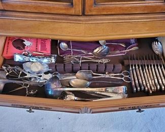 Silver Plated Flatware
Ladles, butter knives, serving utensils and More