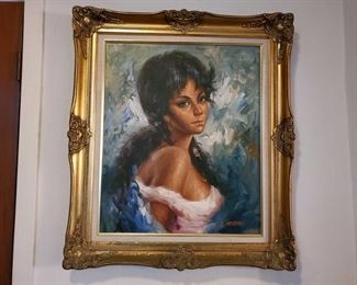 Signed Framed Painting
Artist unknown. Measures approx 27"x31"