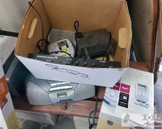 Sony Radio with CD Player, Jatom Music Equipment, Delphi XM Radio