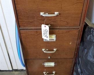 File Cabinet with Trash Bags measures approx 18"x28"x41"