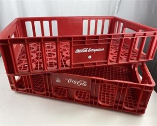 16. Set of Vintage Coca Cola 24 Case Bottle Crates