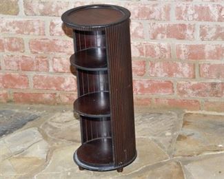 15. Mahogany Cylindrical Form Stand