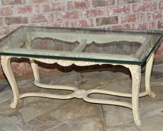 34. Louis XV Style Base with Glass Top