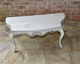 45. Painted Louis XV Style Low Console Table