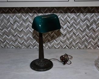 56. Emerald lite Bankers Desk Lamp