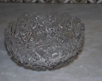 61. American Brilliant Period Cut Glass Bowl