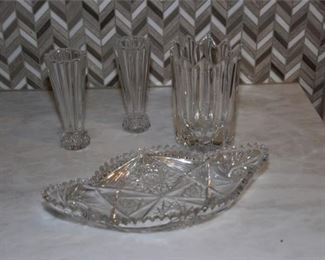 65. Group Lot of Antique and Vintage Crystal