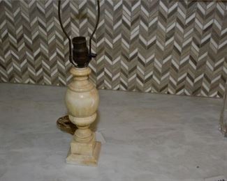 69. Small Alabaster Table Lamp