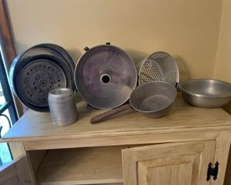 Antique Metal Cookware Lot