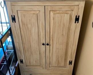 Wood Storage Cabinet