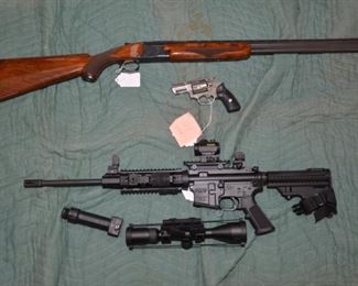 Winchester Model 101 20-gauge shotgun, revolver (A-15 no longer available)