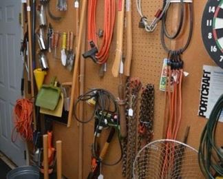 garden implements, extensions, axes, hatchets