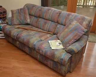 Lazyboy queen sleeper sofa, walking stick