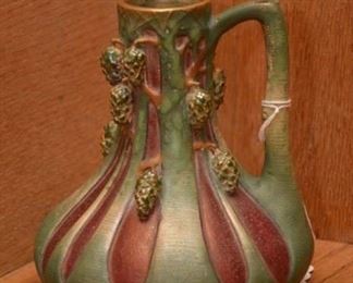 Paul Dachsel Pine Cone pitcher, 1906 Austria - rare
