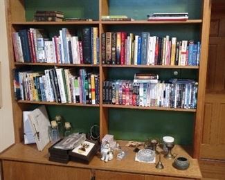 books, DVD's, VHS tapes, scrapbook, and more