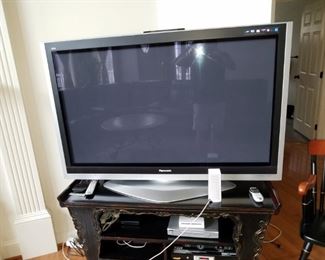 Great room-58" Panasonic Viera TV, 2007 model w/ built-in SD card reader.  TV only: $75.00