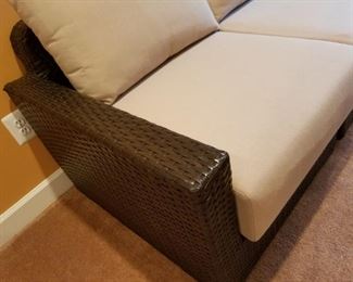sofa/loveseat side detail.     SET: $325.00