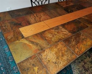 Kitchen-dining table top.   Table w/ chairs: $100.00
