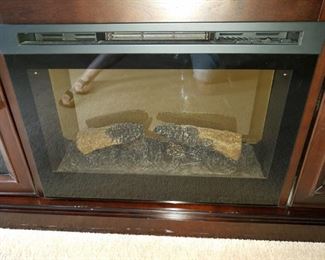fireplace TV stand: $85.00