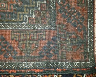 Great room-area rug back.    "orange" rug: $175.00