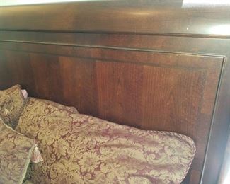 Bedroom #1: King size sleigh bed.  NO mattress:  $175.00