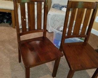 pair chairs.   PAIR: $38.00
