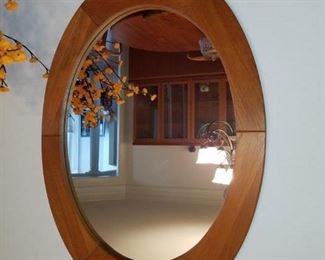 oval MCM look mirror: 32" x 40"