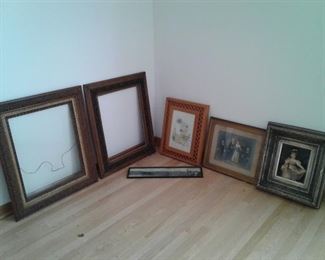 Artwork and Vintage Frames