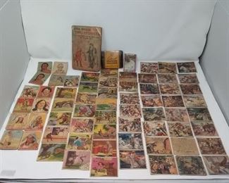 Gum Trading Cards including Lone Ranger Indians and Animals