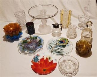 Antique Spooner, Fused Glass, and More