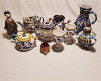 Teapots, Italian Pottery, Staffordshire, and More