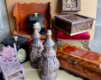 Vintage Boxes and Decor