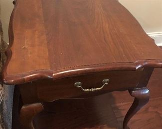 Pair of Queen Anne side tables - $50