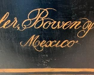 Antique Safe Mosler Bowen & Cook Mexico	34x25.75x19.5in	HxWxD	SC100