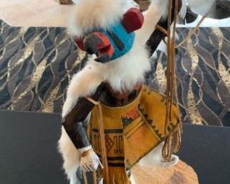 Navajo Hopi Kachina Doll Eagle Dancer Sammie Walker 2004	21x9x9	HxWxD	SC101