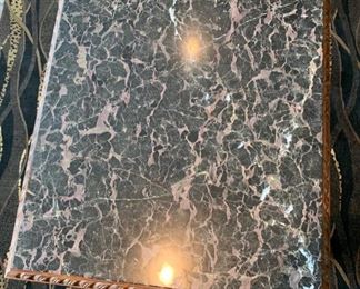 Rustic Hand Carved granite Top Side Table	28x36x32in	HxWxD	SC109