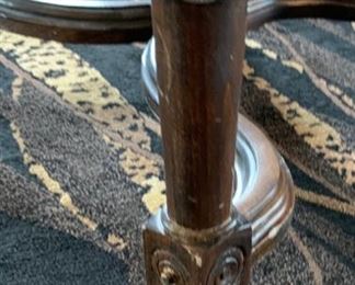 2pc Rustic Natural Hide & Leather Counter Height Chairs Barstools	48x25x25in    Seat	HxWxD	SC111